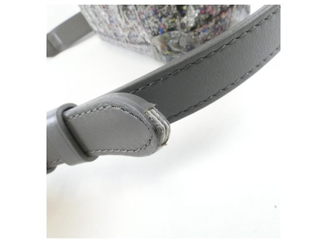 Borsa a tracolla Louis Vuitton LV Felt Soft Trunk Grigio - vista 6