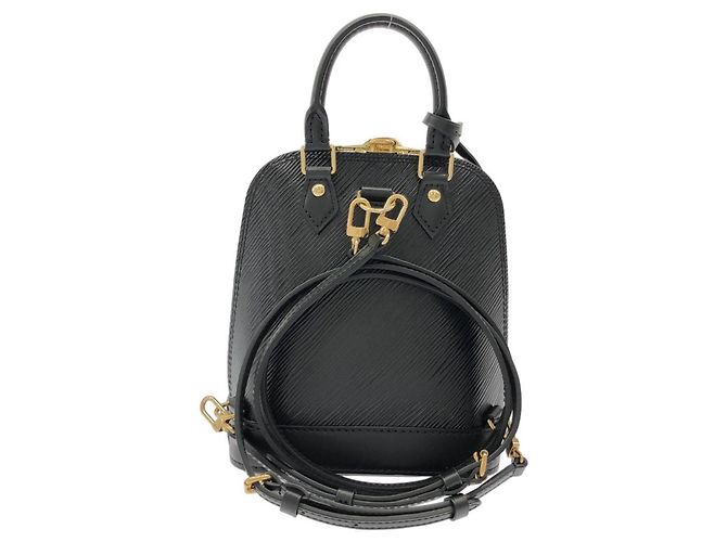 Zaino Louis Vuitton Epi Alma M25103 Nero - vista 2
