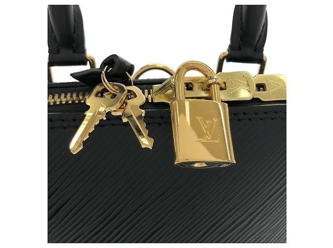 Zaino Louis Vuitton Epi Alma M25103 Nero - vista 4