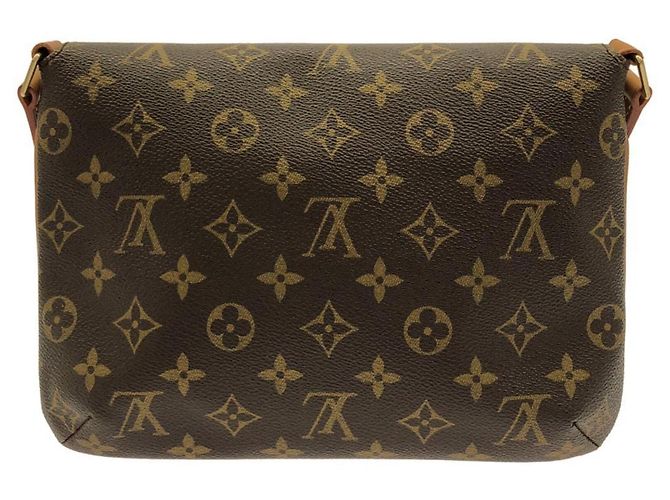 Louis Vuitton Monogram Musette Tango Schultertasche Braun - Ansicht 2