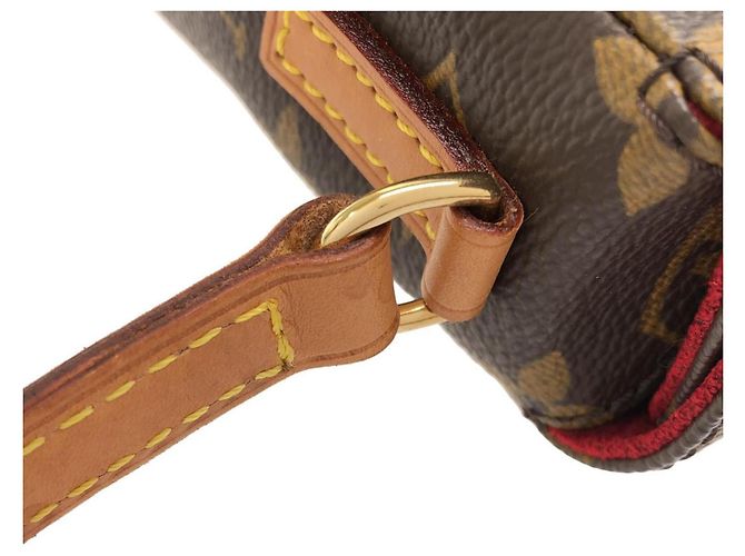 Borsa Louis Vuitton Monogram Recital Marrone - vista 4