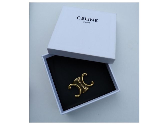 Spilla Céline Triomphe in metallo dorato D'oro - vista 3