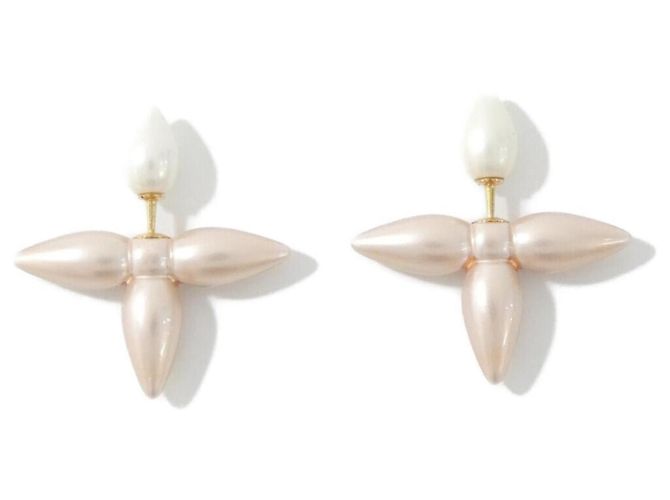 Orecchini Louisette Bouclédreilles Louis Vuitton Marrone D'oro - vista 2