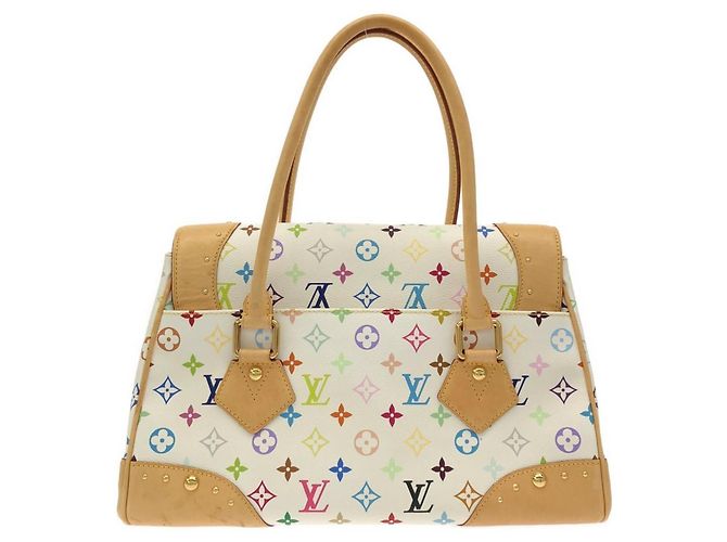 Bolso Louis Vuitton Multicolor Beverly GM Blanco - vista 2