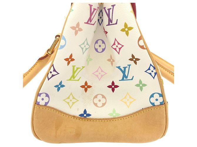 Bolso Louis Vuitton Multicolor Beverly GM Blanco - vista 4