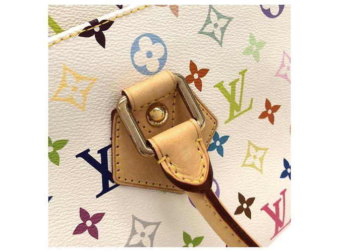 Bolso Louis Vuitton Multicolor Beverly GM Blanco - vista 7