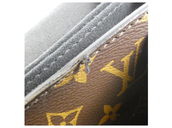 Borsa Louis Vuitton Monogram Vaugirard PM Marrone Nero - vista 10