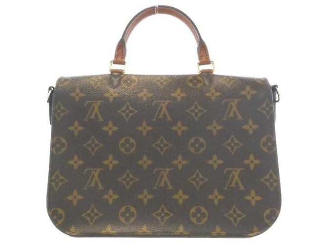 Borsa Louis Vuitton Monogram Vaugirard PM Marrone Nero - vista 2