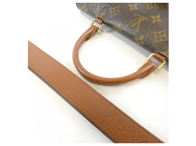 Borsa Louis Vuitton Monogram Vaugirard PM Marrone Nero - vista 5