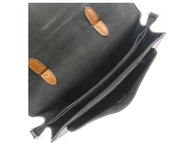 Borsa Louis Vuitton Monogram Vaugirard PM Marrone Nero - vista 9