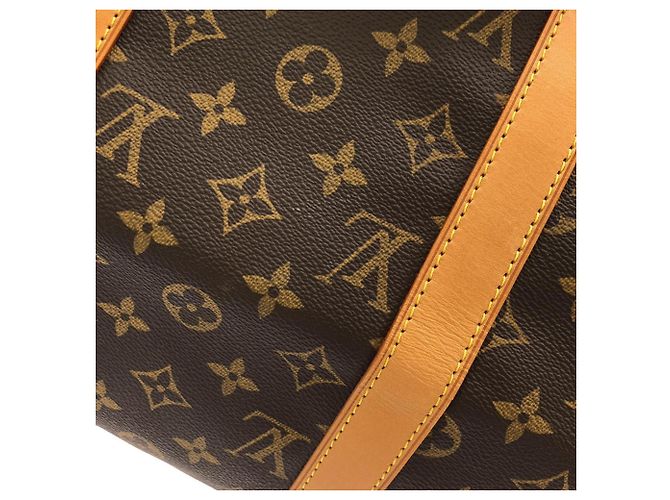 Borsa Boston Louis Vuitton Monogram Keepall 50cm Marrone - vista 6