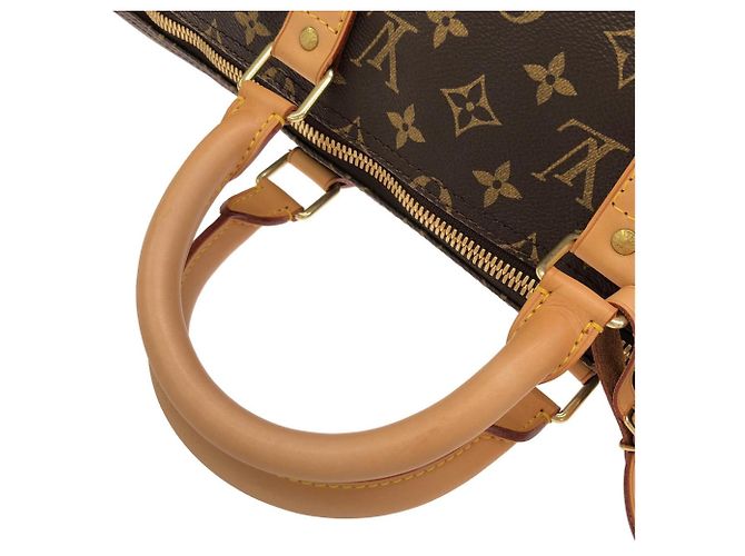Borsa Boston Louis Vuitton Monogram Keepall 50cm Marrone - vista 8