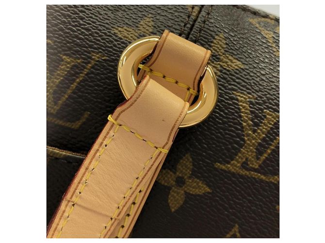 Borsa Louis Vuitton Monogram Totally PM Marrone - vista 4
