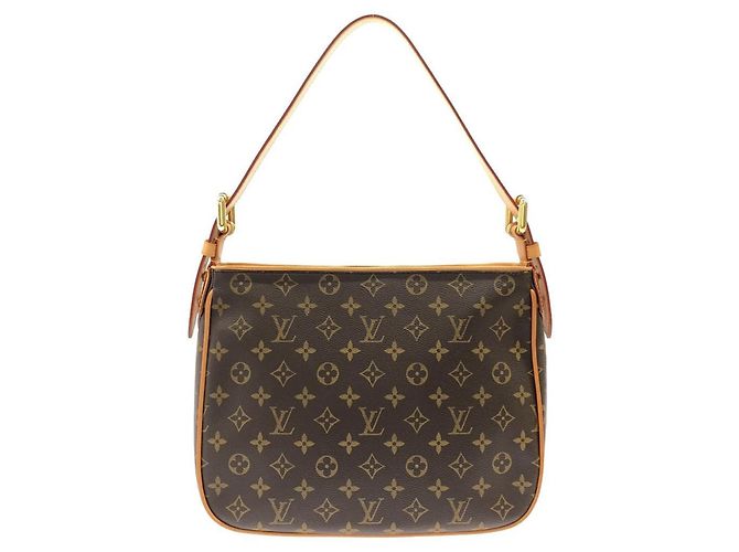 Borsa a Spalla Louis Vuitton Monogram Hudson GM Marrone - vista 2