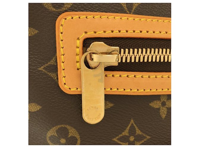 Borsa a Spalla Louis Vuitton Monogram Hudson GM Marrone - vista 4