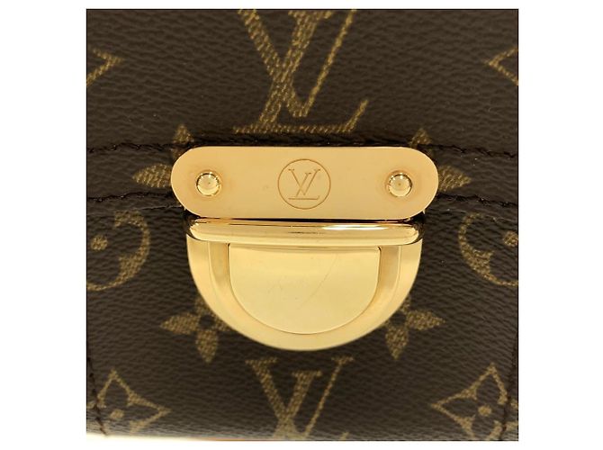 Borsa a Spalla Louis Vuitton Monogram Hudson GM Marrone - vista 7