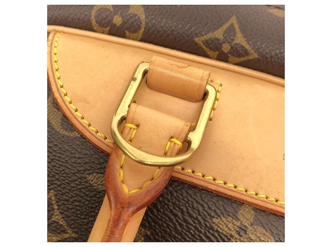 Borsa a mano Louis Vuitton Monogram Bowling Vanity Marrone - vista 4