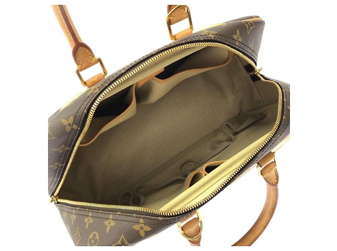 Borsa a mano Louis Vuitton Monogram Bowling Vanity Marrone - vista 8