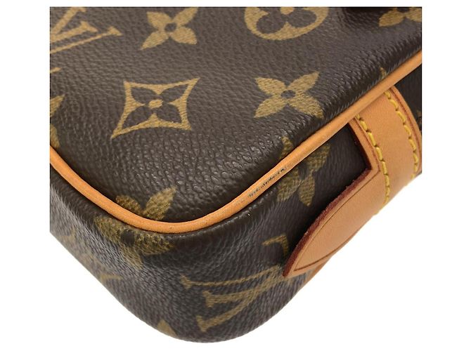 Borsa a tracolla Louis Vuitton Monogram Marly Bandoulière Marrone - vista 2