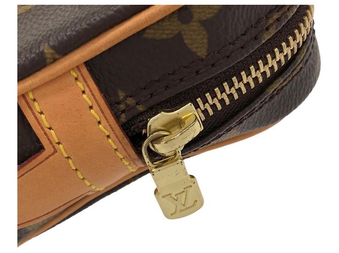 Borsa a tracolla Louis Vuitton Monogram Marly Bandoulière Marrone - vista 3