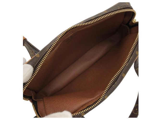 Borsa a tracolla Louis Vuitton Monogram Marly Bandoulière Marrone - vista 8