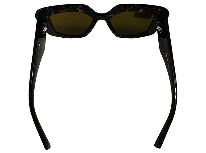 Prada Symbole Gafas de Sol Oversize Acetato Marmolado Negro - vista 3