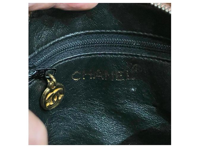 Chanel Borsa a Tracolla Camera in Lino Rosa Cipria - vista 8