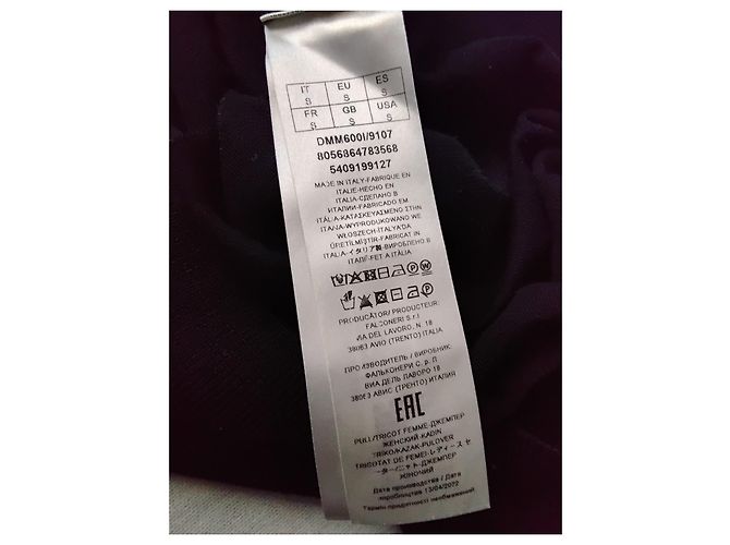 Autre Marque Falconeri Top in maglia seta e cotone scollo a V - Nero - vista 5