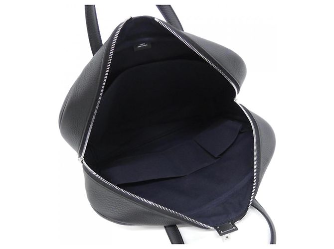 Hermès Borsa Hermes Victoria II 12H Nero - vista 6