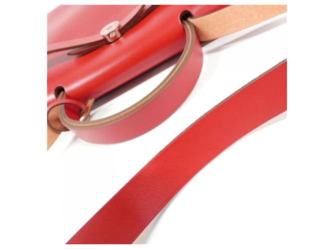 Hermès Borsa Hermes Herbag Zip PM Rosso - vista 6