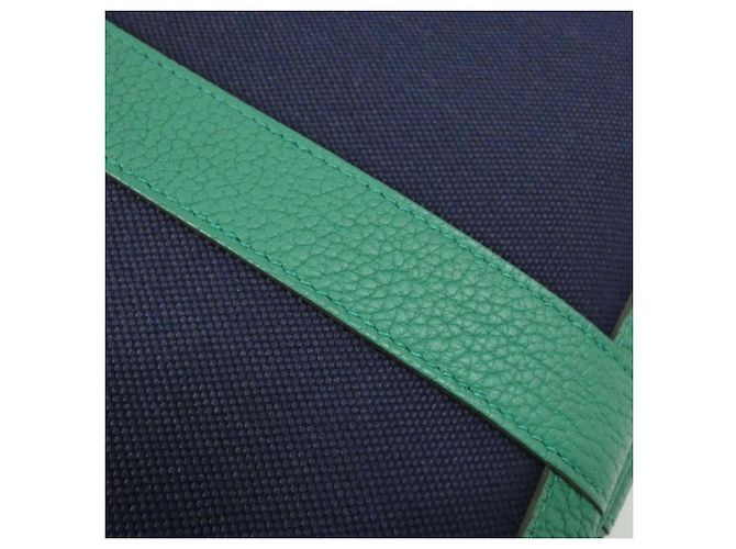 Hermès Hermes Garden Party 30cm Handtasche Blau Hellgrün - Ansicht 4