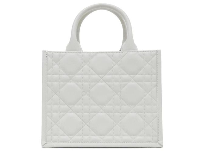 Borsa Christian Dior Book Tote Small Bianco - vista 2