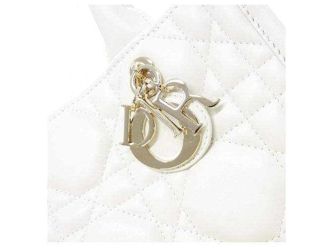 Borsa Christian Dior Book Tote Small Bianco - vista 5