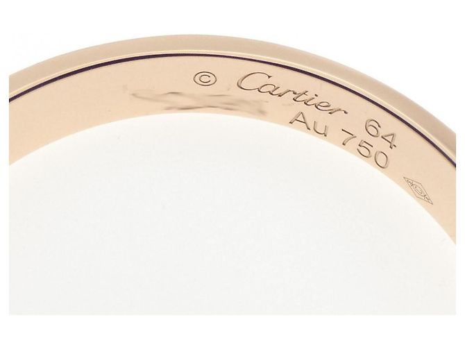 Anello Mini Love di Cartier in oro rosa D'oro - vista 3