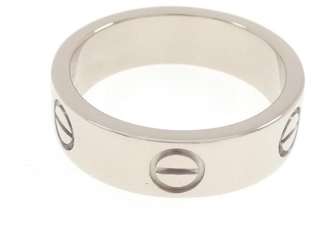 Cartier Love Ring aus Weißgold Golden - Ansicht 2