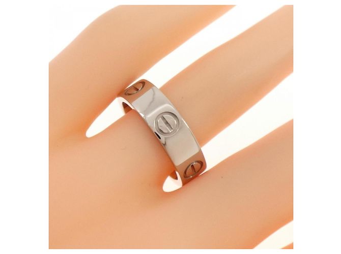 Cartier Love Ring aus Weißgold Golden - Ansicht 4