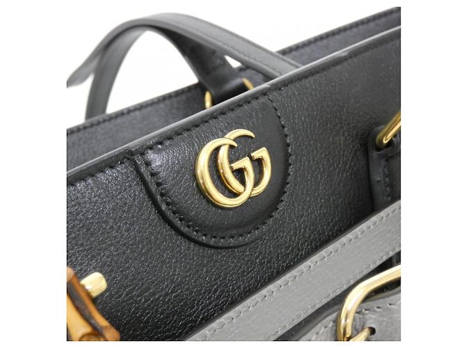 Borsa Gucci DIANA in pelle nera Nero - vista 3
