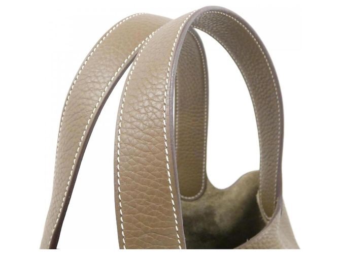 Hermès Hermes Picotin Lock MM Handtasche Beige Taupe - Ansicht 4