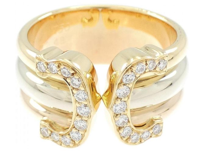 Cartier 2C Large Band Ring Golden - Ansicht 2