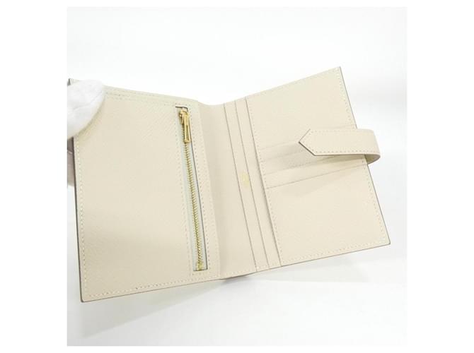 Cartera Compacta Hermès Bearn Blanco - vista 3
