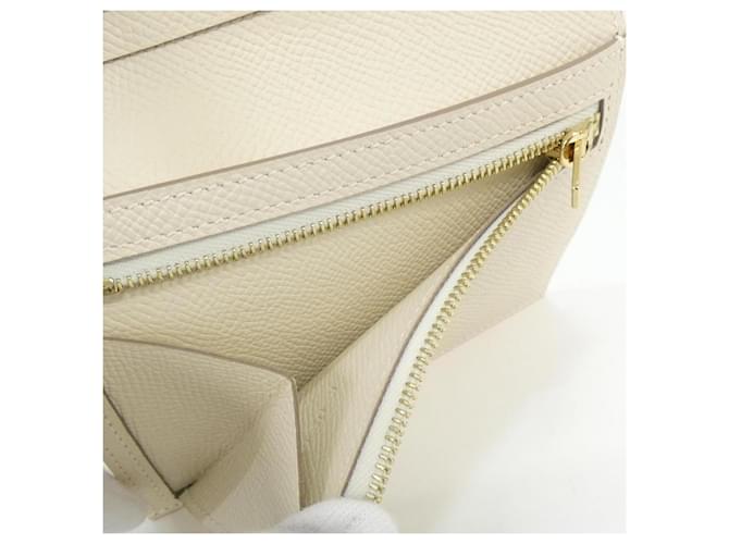 Cartera Compacta Hermès Bearn Blanco - vista 4