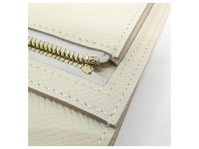 Cartera Compacta Hermès Bearn Blanco - vista 5