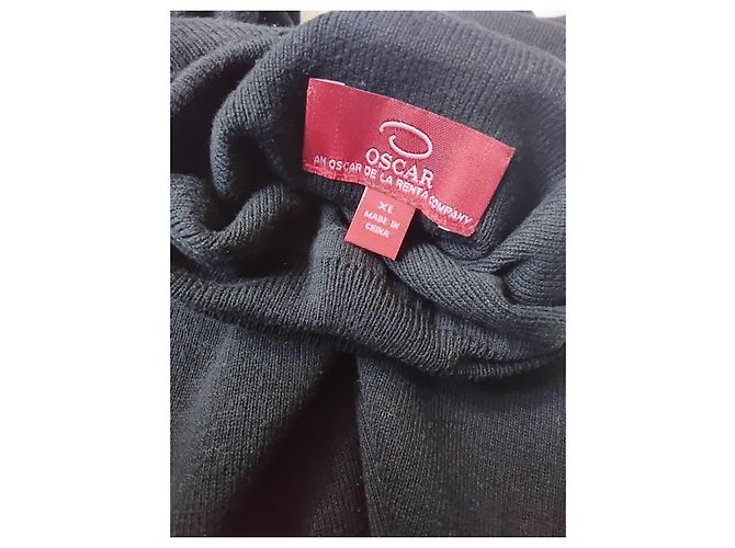 Oscar de la Renta Top a dolcevita nero - vista 4