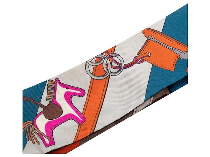 Hermès Hermes Seiden-Twilly-Schal mehrfarbig Mehrfarben - Ansicht 4
