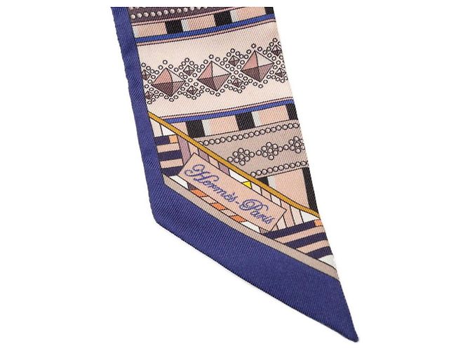 Foulard Hermès Twilly Colliers de Chiens Remix Multicolore - vista 3