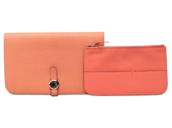 Hermès Hermes Dogon GM Bifold Long Wallet Pink - Ansicht 9