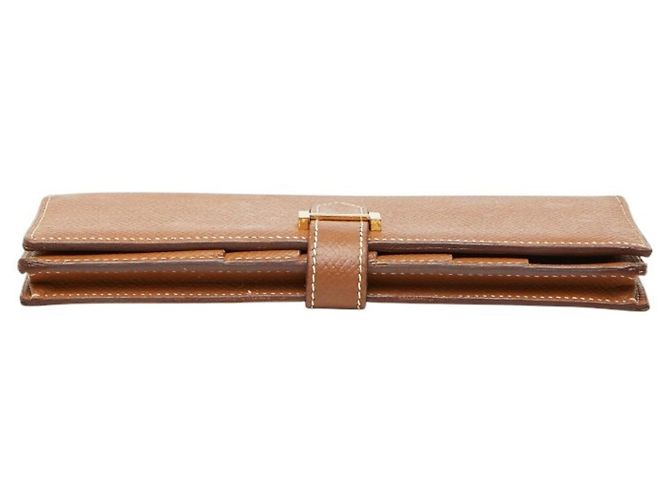 Hermès Bearn Soufflé Long Wallet Braun - Ansicht 3