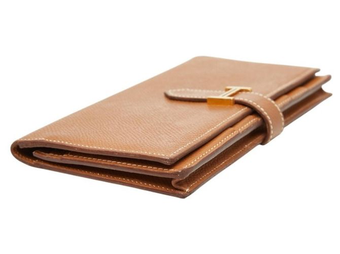 Hermès Bearn Soufflé Long Wallet Braun - Ansicht 5