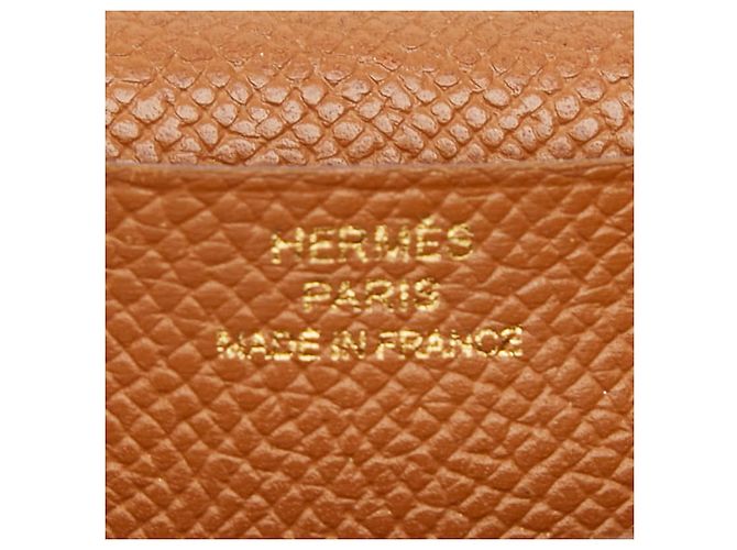 Hermès Bearn Soufflé Long Wallet Braun - Ansicht 9
