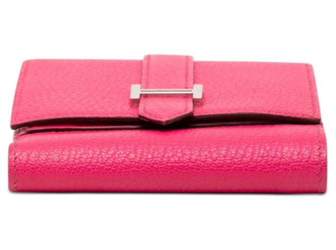 Hermès Bearn Recto Verso Dreifach-Geldbörse Pink - Ansicht 3